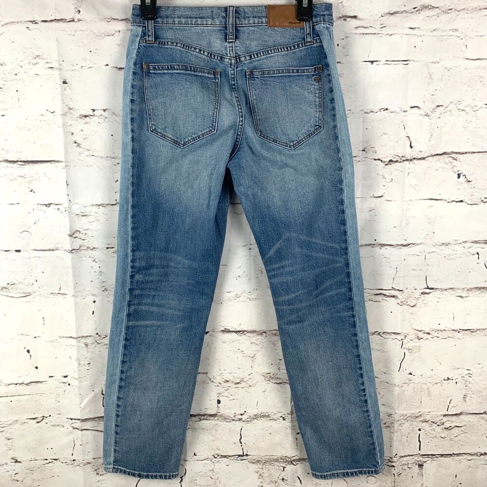 Madewell Jeans Cruiser Straight Women’s Size 24 Blue Denim G7689 Cowboy Carter - Picture 2 of 7